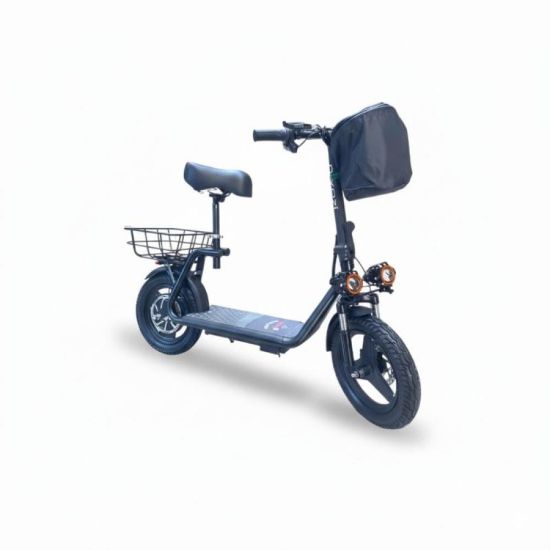 صورة سكوتر كهربائي بكرسي وسلة